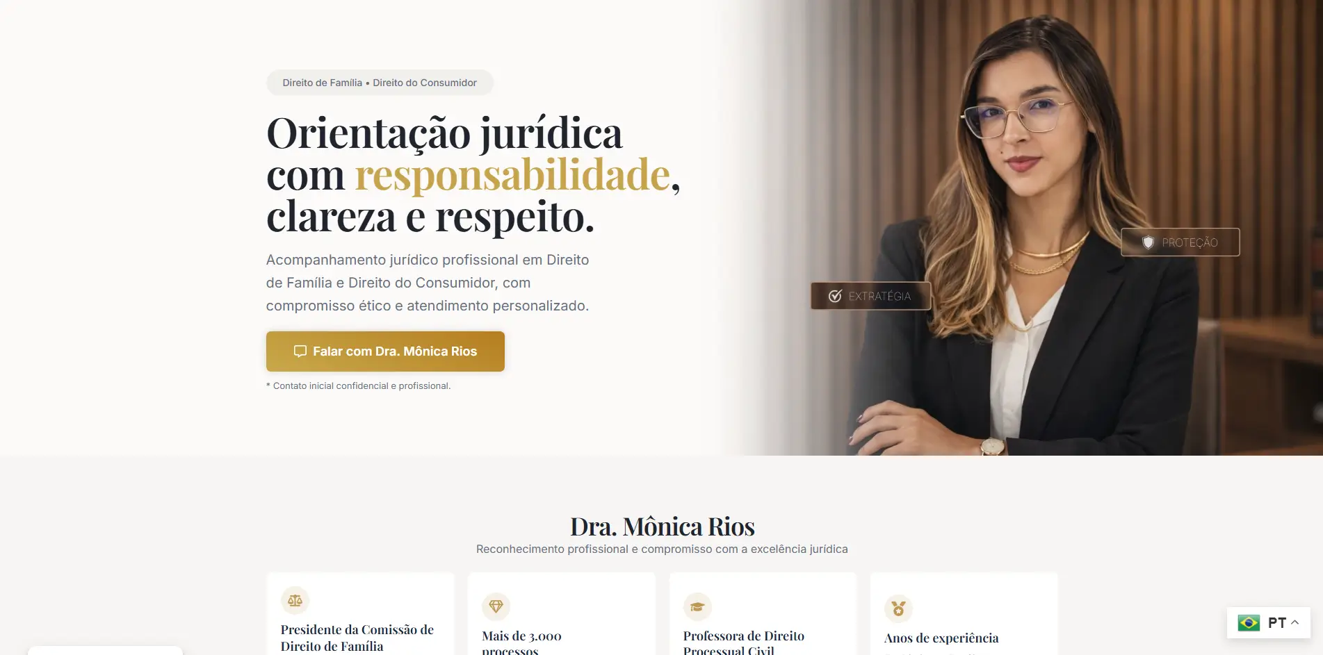 Site Mesquita e Rios Advocacia